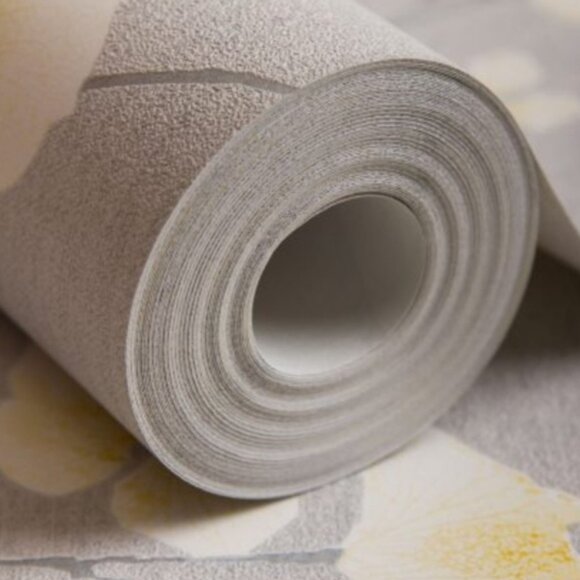 Superfresco Easy Radiance Grey and Ochre Removable Wallpaper - Picture 4 of 8